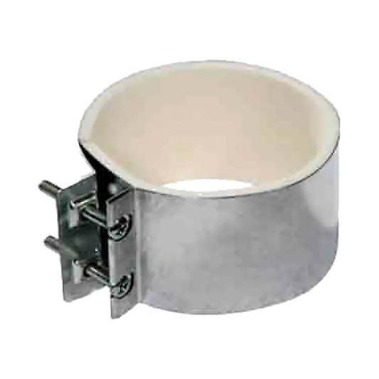 Brida collarín con neopreno antivibración