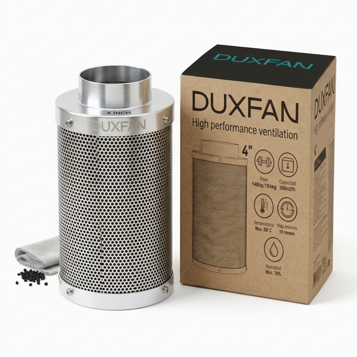 Filter Series Duxfan · Filtro de carbón activo